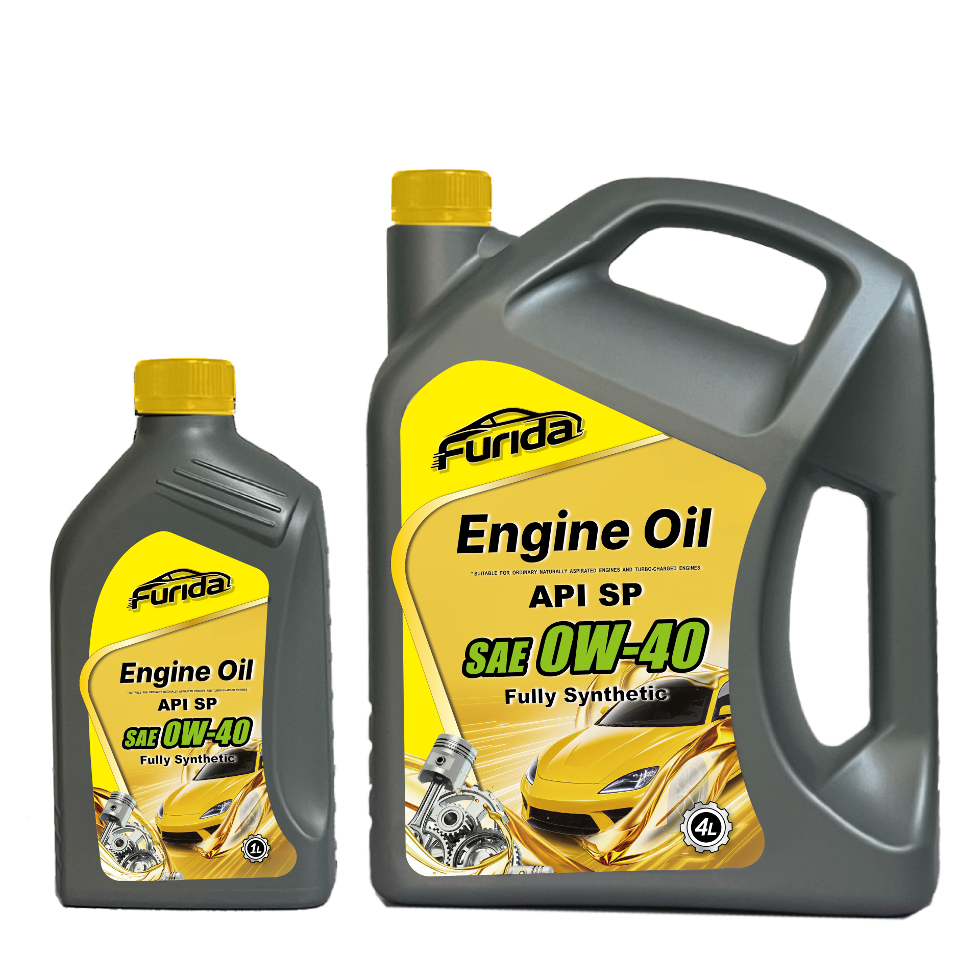 Furida Fully Synthetic Engine Oil API SP SAE 0W-40 1L/4L